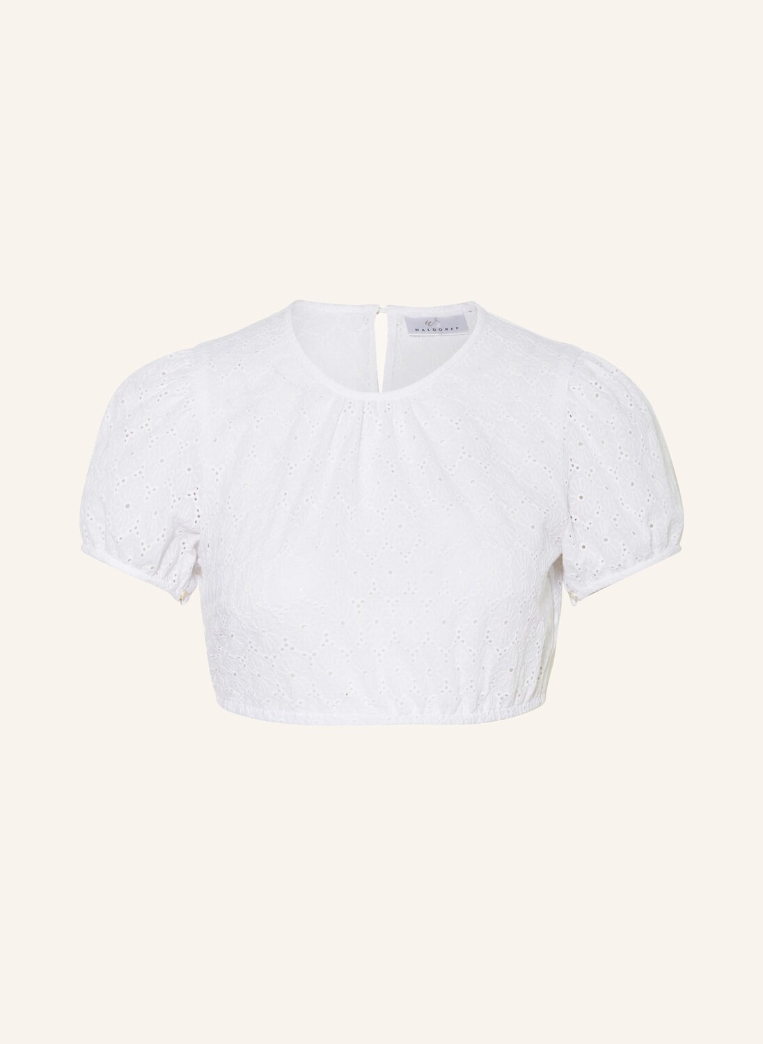 Блуза Dirndl с кружевом в дырочку Waldorff, белый 
Блуза Dirndl с кружевом в дырочку Waldorff, белый