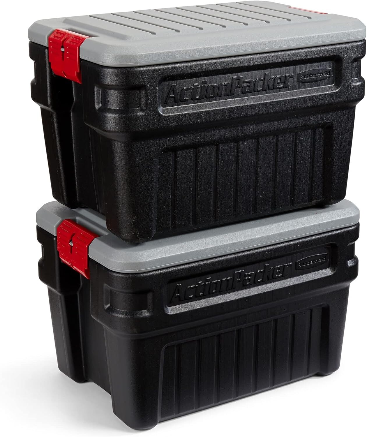 Rubbermaid Action Packer️ Запираемый ящик для хранения емкостью 24 галлона, комплект из 2 шт., для наружного применения, промышленный, прочный, серый и черный, Black, Mica, Red
Rubbermaid Action Packer️ Запираемый ящик для хранения емкостью 24 галлона, комплект из 2 шт., для наружного применения, промышленный, прочный, серый и черный, Black, Mica, Red