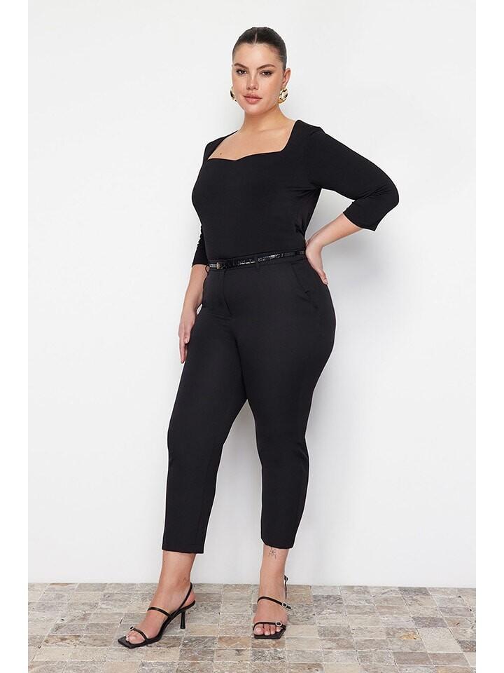 Тканевые брюки trendyol, черный
Тканевые брюки trendyol, черный