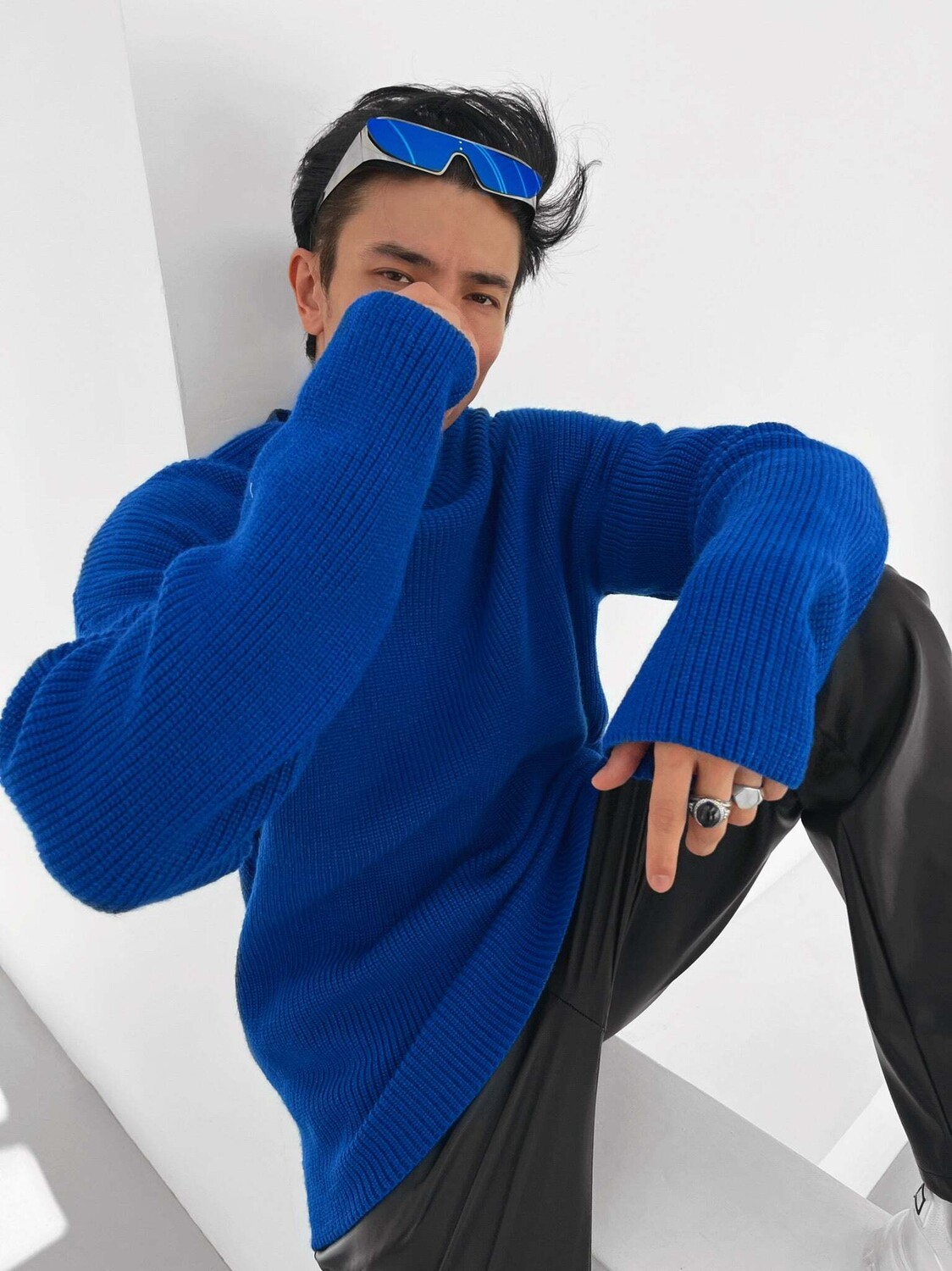 Пуловер Megaman Unisex Oversize Rippstrick | Schwarz | S, синий
Пуловер Megaman Unisex Oversize Rippstrick | Schwarz | S, синий