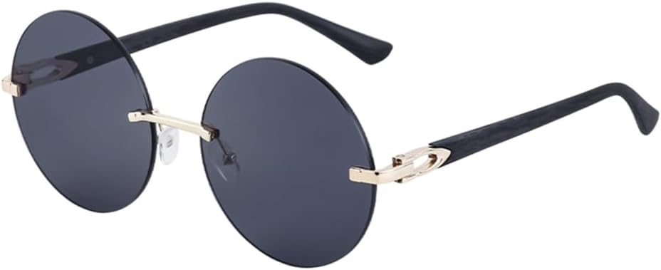 Круглые солнцезащитные очки без оправы для женщин, винтажные солнцезащитные очки без оправы для мужчин, ретро-панк солнцезащитные очки, очки в стиле стимпанк generic, C1 Black Gray
Круглые солнцезащитные очки без оправы для женщин, винтажные солнцезащитные очки без оправы для мужчин, ретро-панк солнцезащитные очки, очки в стиле стимпанк generic, C1 Black Gray