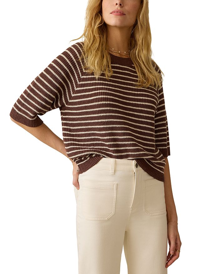 Свитер с круглым вырезом Miramar из смесового льна Faherty, коричневый
Свитер с круглым вырезом Miramar из смесового льна Faherty, коричневый