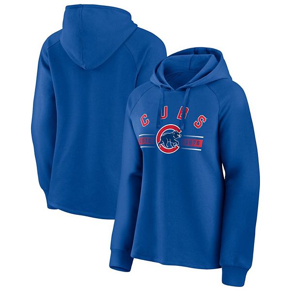 Толстовка с капюшоном raglan для женщин Fanatics Branded Royal Chicago Cubs Perfect Play Unbranded
Толстовка с капюшоном raglan для женщин Fanatics Branded Royal Chicago Cubs Perfect Play Unbranded