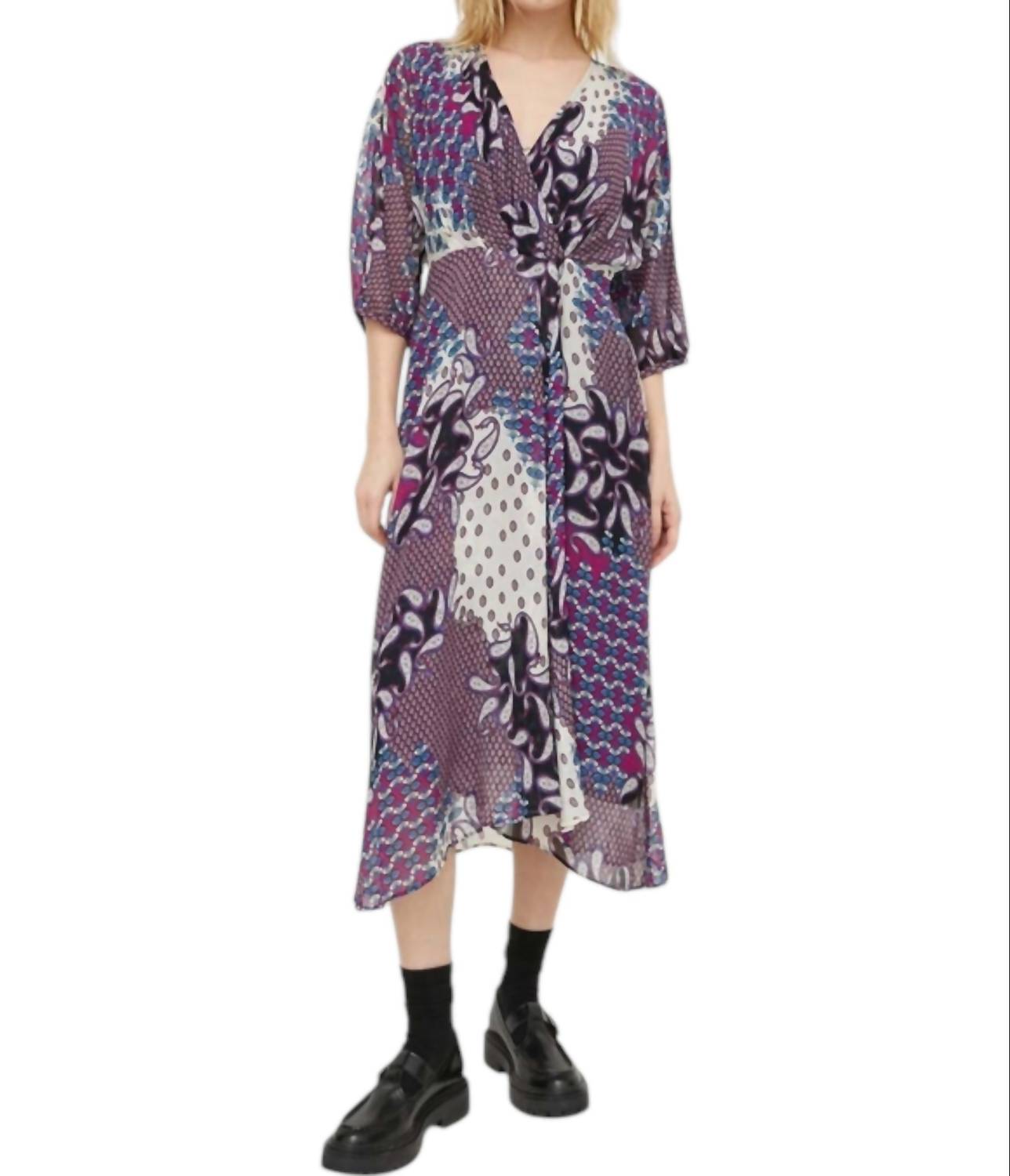 Платье Блейк в фиолетовом цвете ba&sh
Платье Блейк в фиолетовом цвете ba&sh