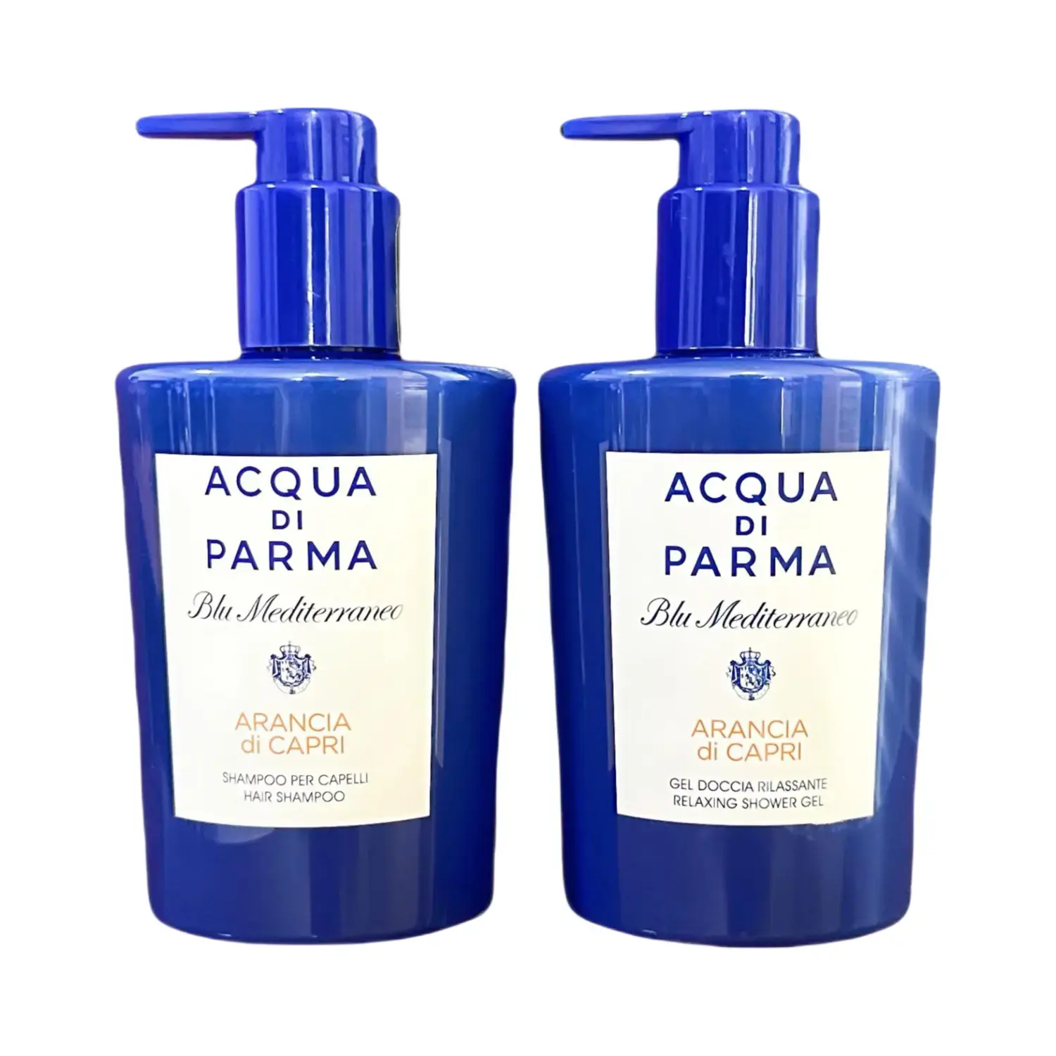 Acqua Di Parma PAERMAZHISHUI Blue Mediterranean Capri Island Orange гель для душа + лосьон для тела набор для ухода ароматический эффект 300мл+300мл
Acqua Di Parma PAERMAZHISHUI Blue Mediterranean Capri Island Orange гель для душа + лосьон для тела набор для ухода ароматический эффект 300мл+300мл