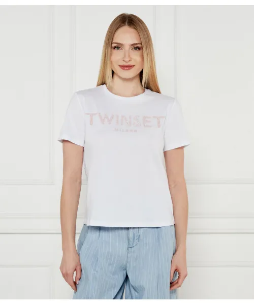 Футболка Regular fit Twin-Set, белый
Футболка Regular fit Twin-Set, белый