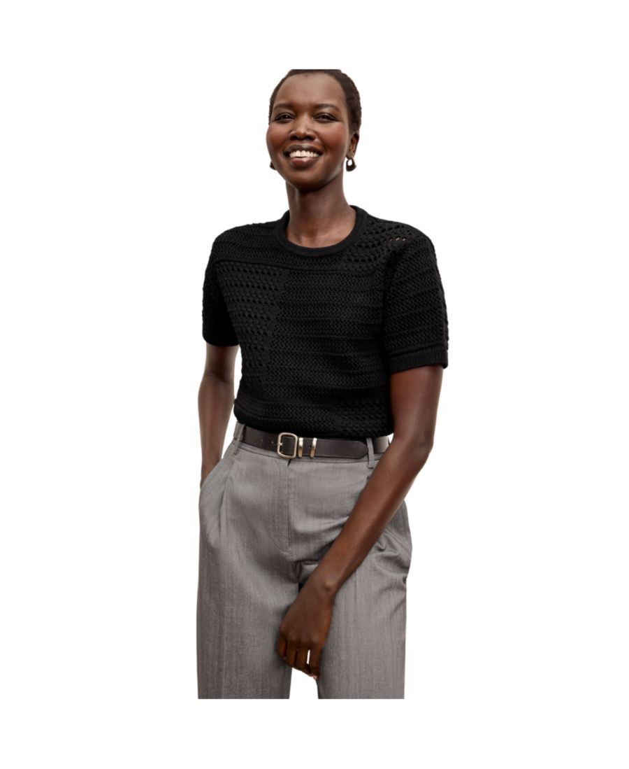 Женский топ Sina - вязаный крючком MMLaFleur, Black
Женский топ Sina - вязаный крючком MMLaFleur, Black