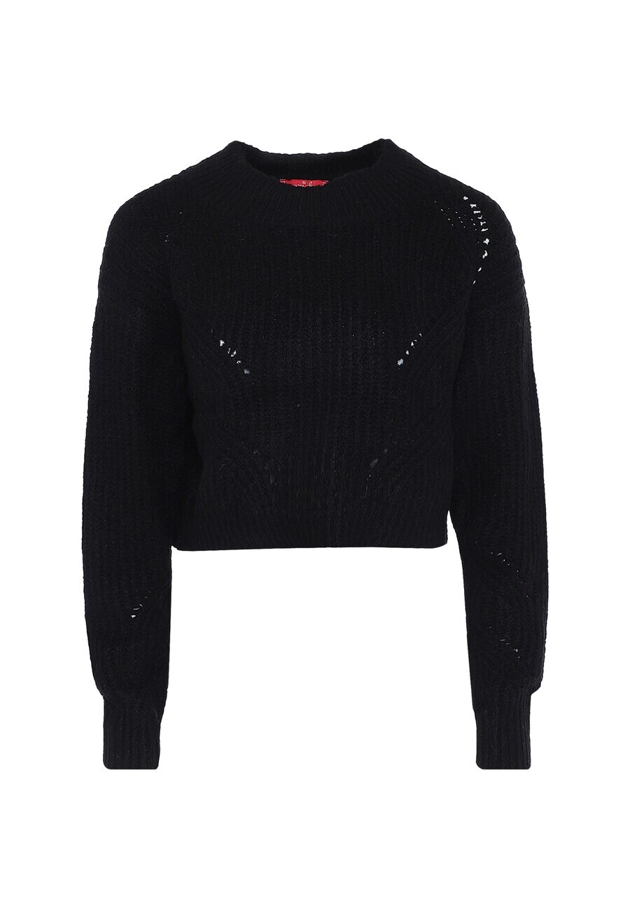 Тонкий вязаный свитер swirly Sweater, черный
Тонкий вязаный свитер swirly Sweater, черный