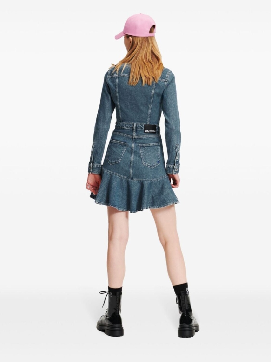 Джинсовое платье с оборками Karl Lagerfeld Jeans, синий
Джинсовое платье с оборками Karl Lagerfeld Jeans, синий