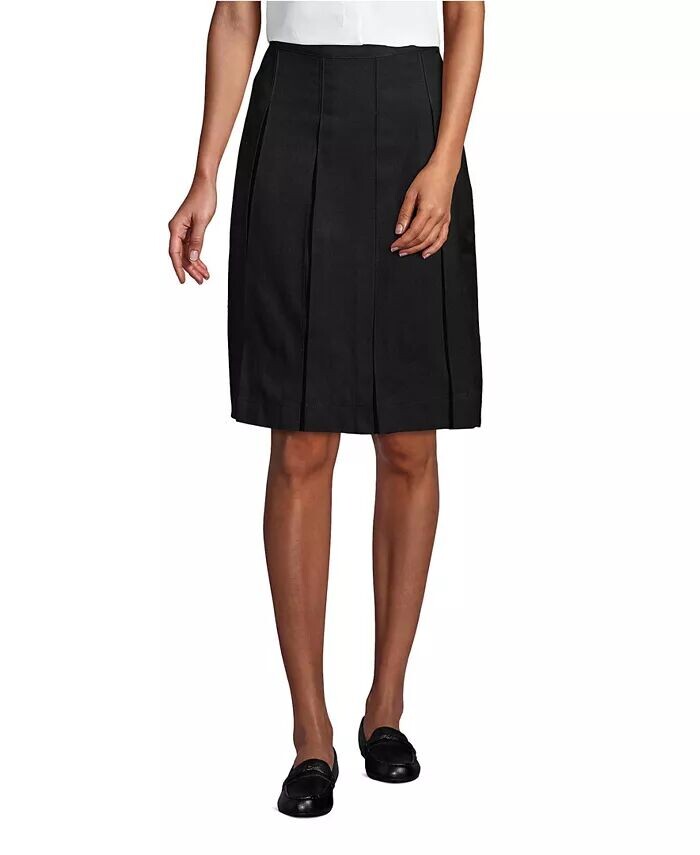 Женская юбка со складками до колена Lands' End, черный
Женская юбка со складками до колена Lands' End, черный