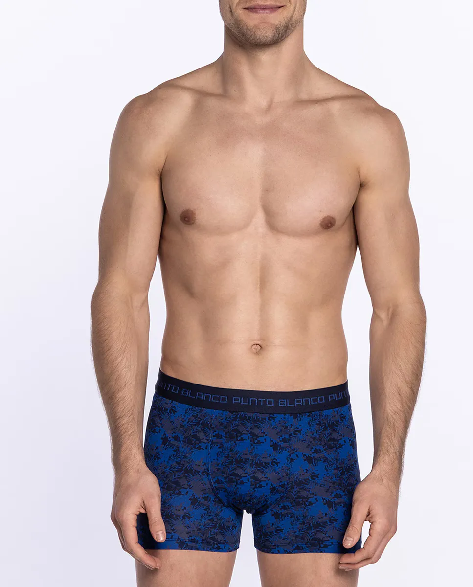 Мужские синие трикотажные боксерские шорты Punto Blanco, синий
Мужские синие трикотажные боксерские шорты Punto Blanco, синий
