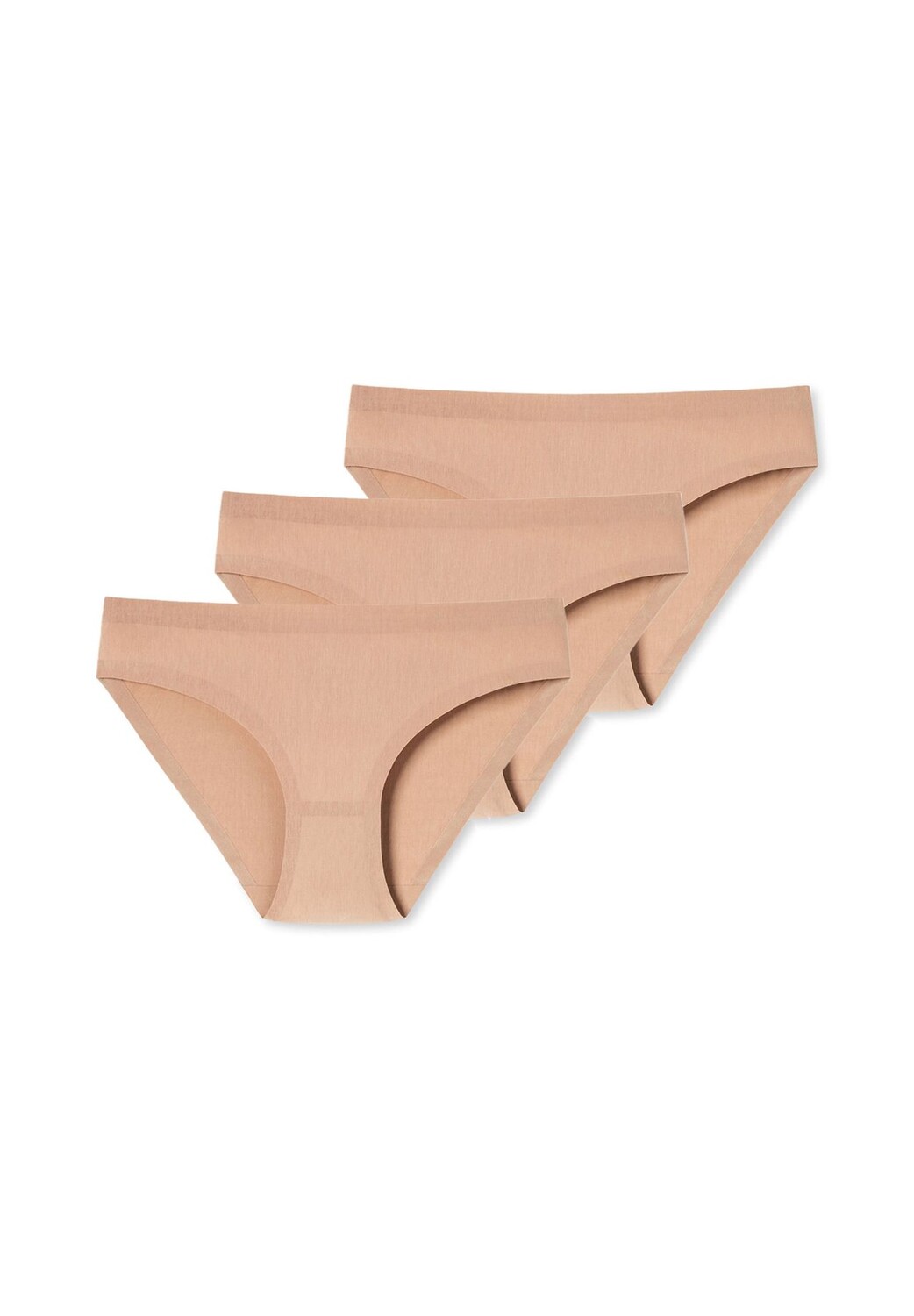 Комплект трусов из 3 невидимых хлопковых трусов SCHIESSER, цвет Maple 
Комплект трусов из 3 невидимых хлопковых трусов SCHIESSER, цвет Maple