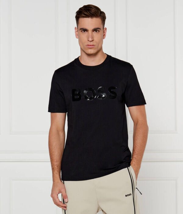 Футболка мужская Boss Green с блестящим логотипом, черный
Футболка мужская Boss Green с блестящим логотипом, черный