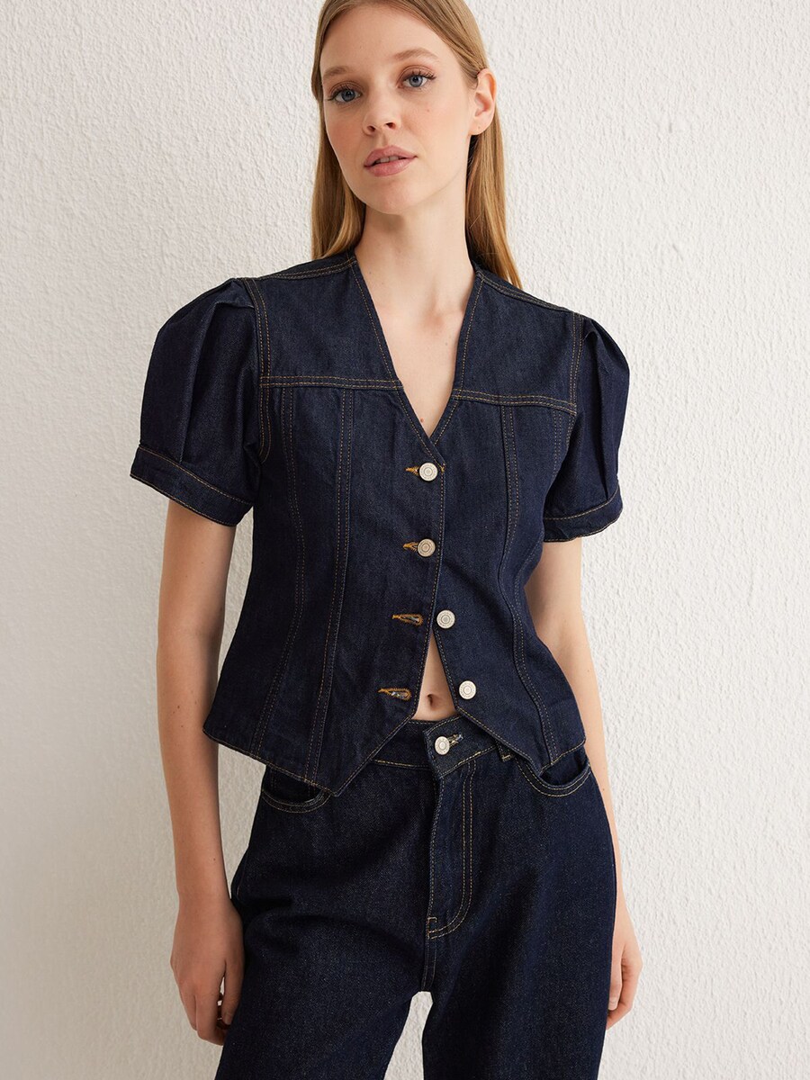 Блуза Trendyol, темно-синий
Блуза Trendyol, темно-синий