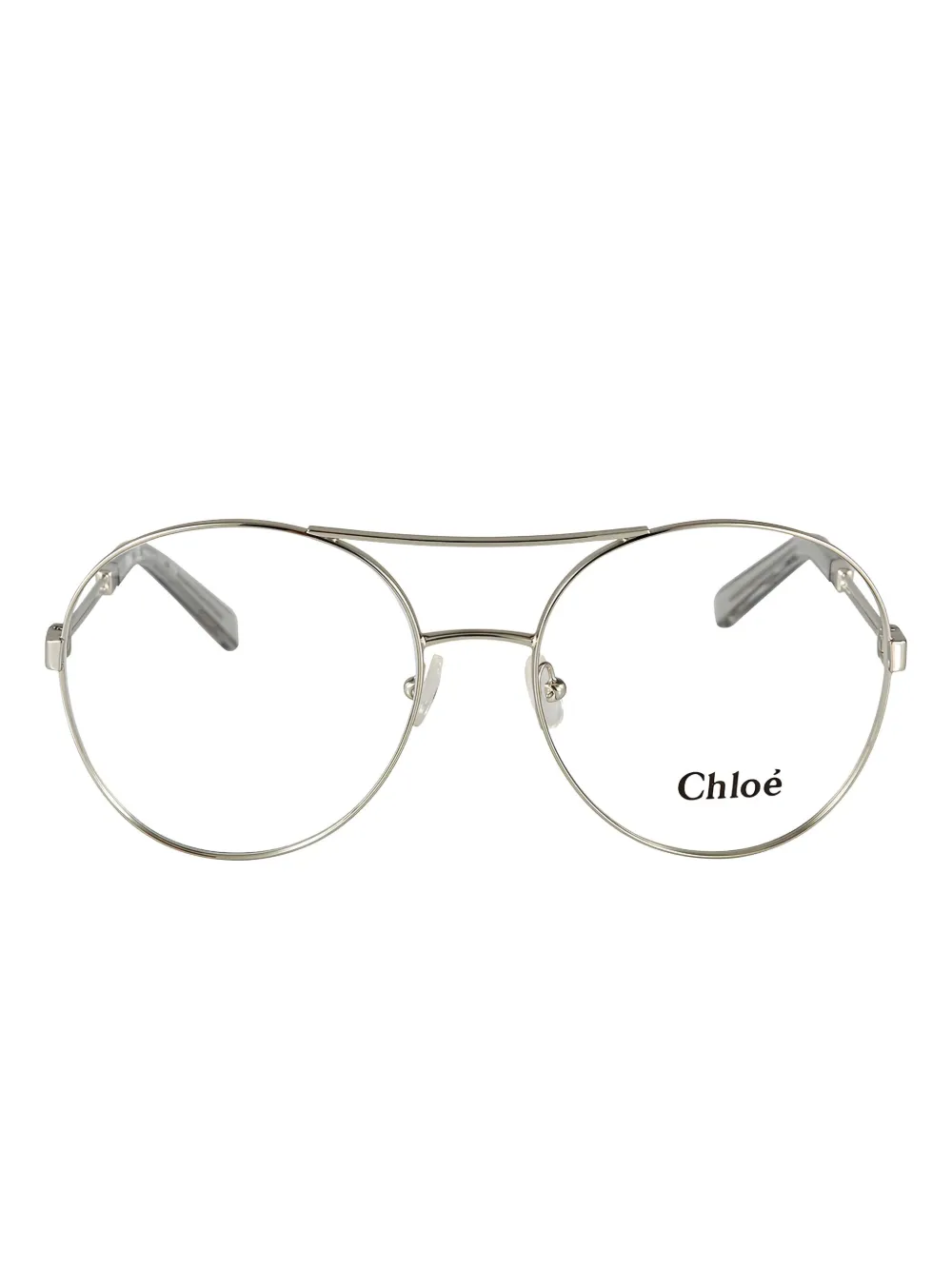 Очки в круглой оправе Chloé, серебристый
Очки в круглой оправе Chloé, серебристый