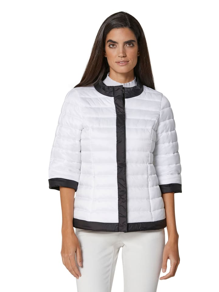 MADELEINE Элегантная стеганая куртка кремового/черного цвета
MADELEINE Элегантная стеганая куртка кремового/черного цвета