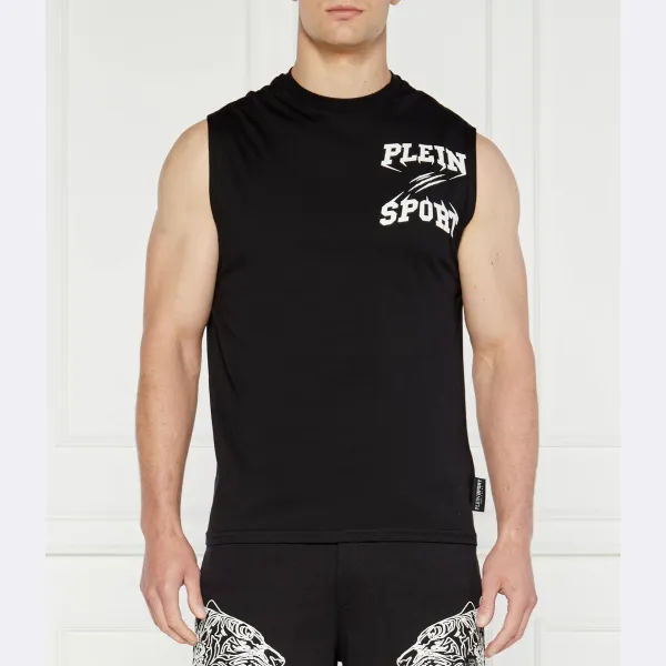 Майка стандартного кроя Plein Sport, черный
Майка стандартного кроя Plein Sport, черный