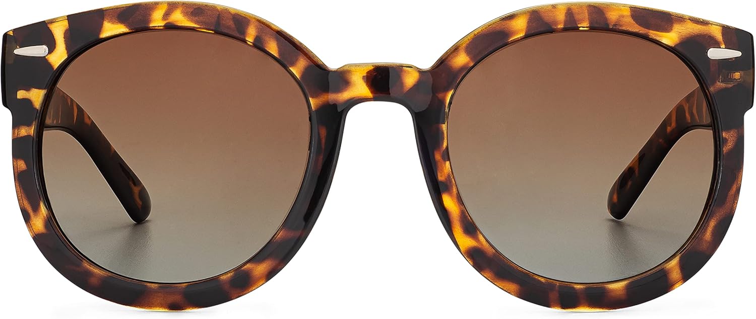 Солнцезащитные очки grinderPUNCH круглой формы с поляризацией | Модные солнцезащитные очки большого размера для женщин и мужчин | Ретро круглые солнцезащитные очки с поляризацией, Tortoise - Brown Lens
Солнцезащитные очки grinderPUNCH круглой формы с поляризацией | Модные солнцезащитные очки большого размера для женщин и мужчин | Ретро круглые солнцезащитные очки с поляризацией, Tortoise - Brown Lens