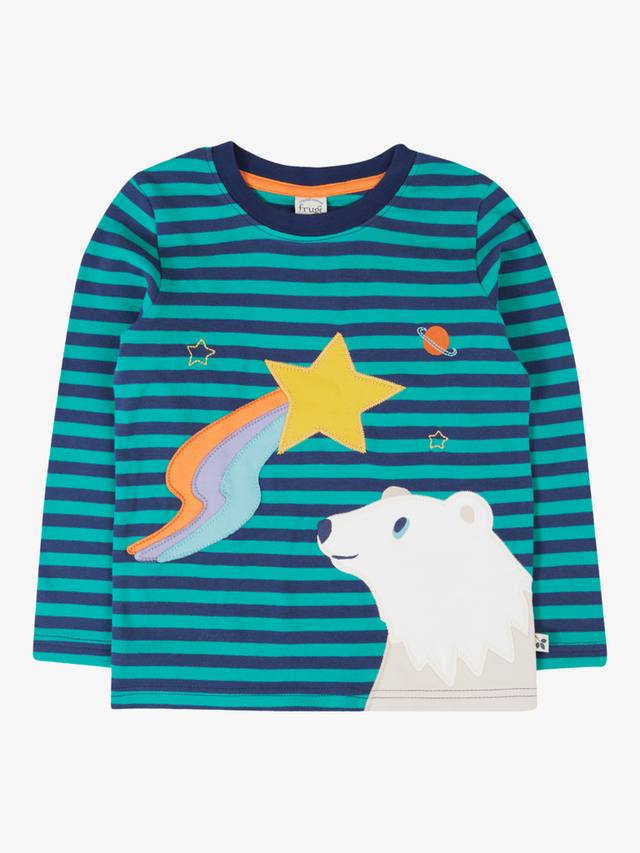 Детская хлопковая футболка с длинными рукавами Discovery Frugi, Dragon/Polarbear
Детская хлопковая футболка с длинными рукавами Discovery Frugi, Dragon/Polarbear