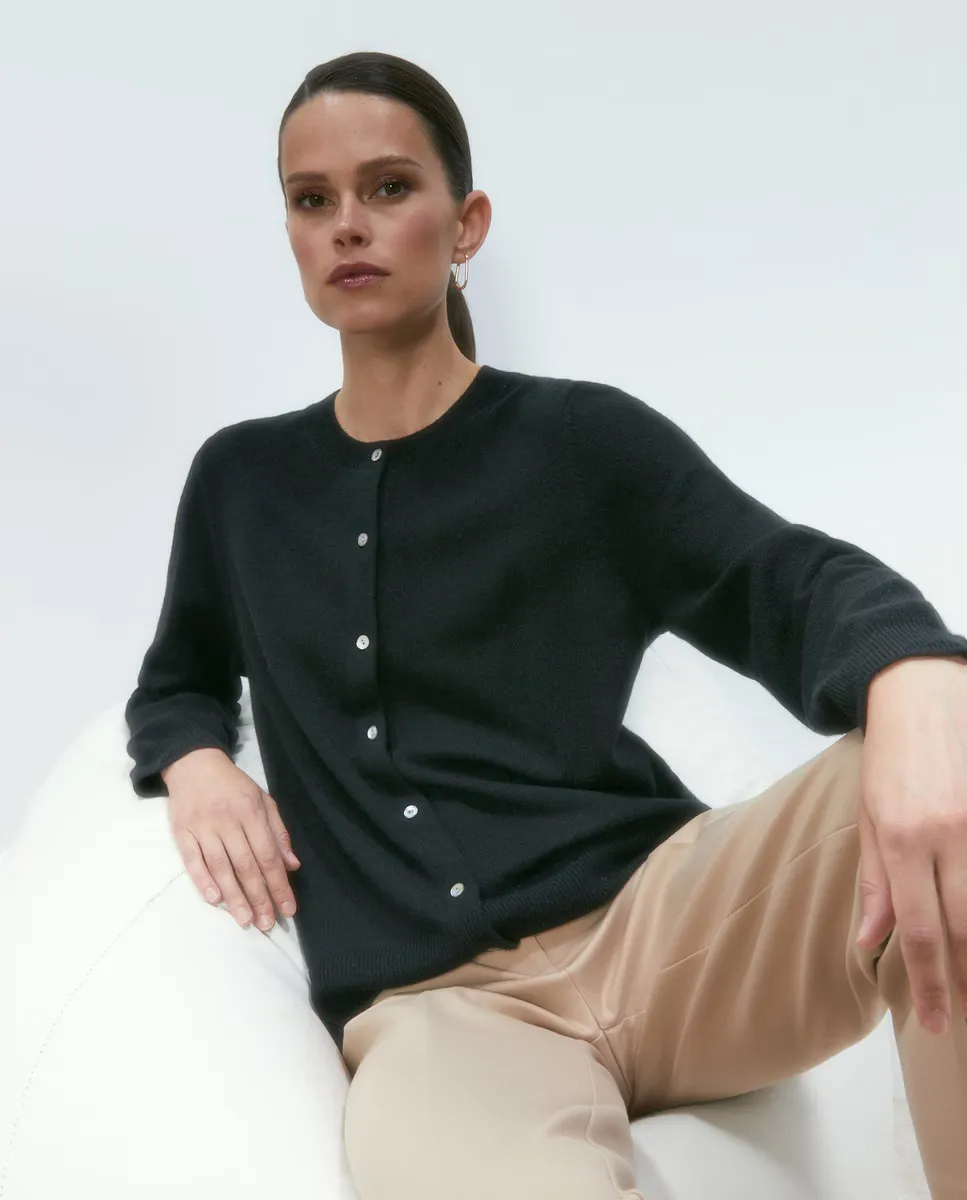 Базовая женская куртка из кашемира Woman El Corte Inglés, черный
Базовая женская куртка из кашемира Woman El Corte Inglés, черный