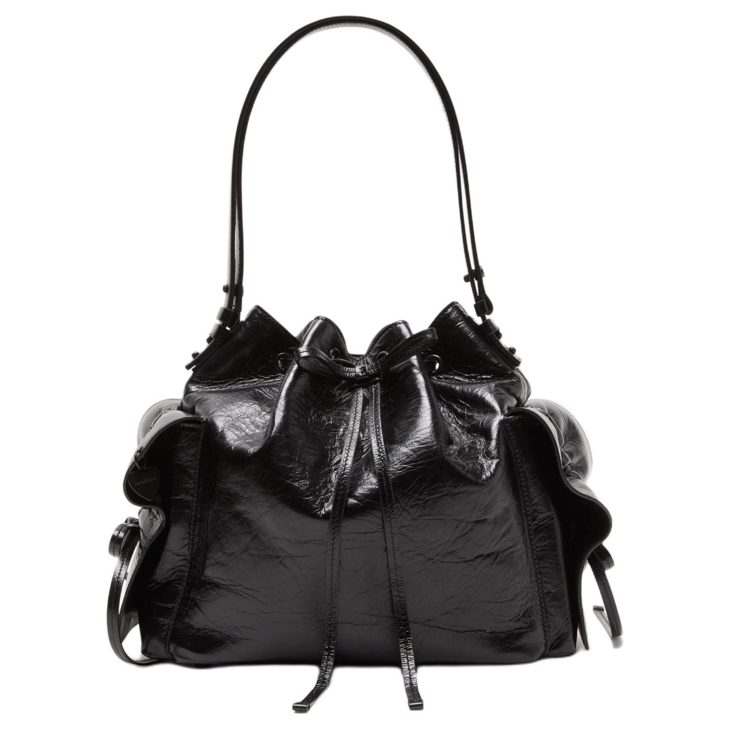 Acne Studios Кожаная сумка ведро с несколькими карманами
Acne Studios Кожаная сумка ведро с несколькими карманами