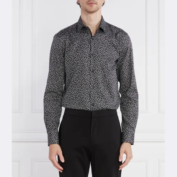 Рубашка узкого кроя Koey Hugo, черный
Рубашка узкого кроя Koey Hugo, черный