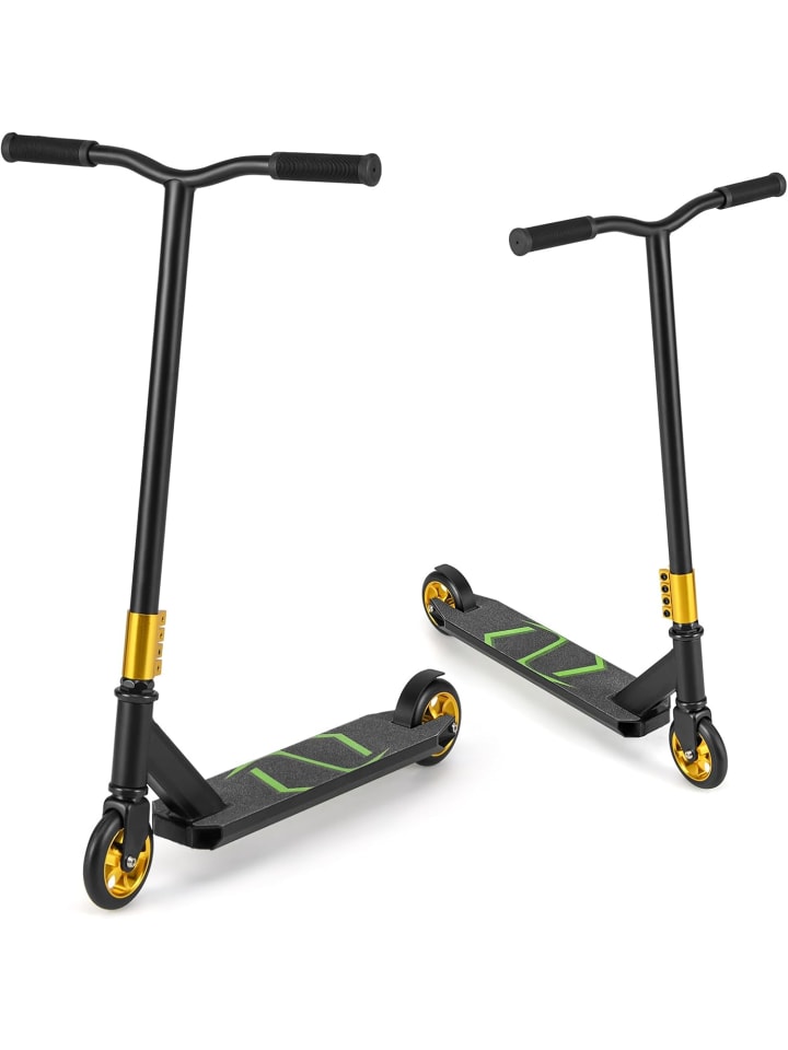 COSTWAY Трюковый самокат для детей от 10 лет и старше, черного цвета
COSTWAY Трюковый самокат для детей от 10 лет и старше, черного цвета