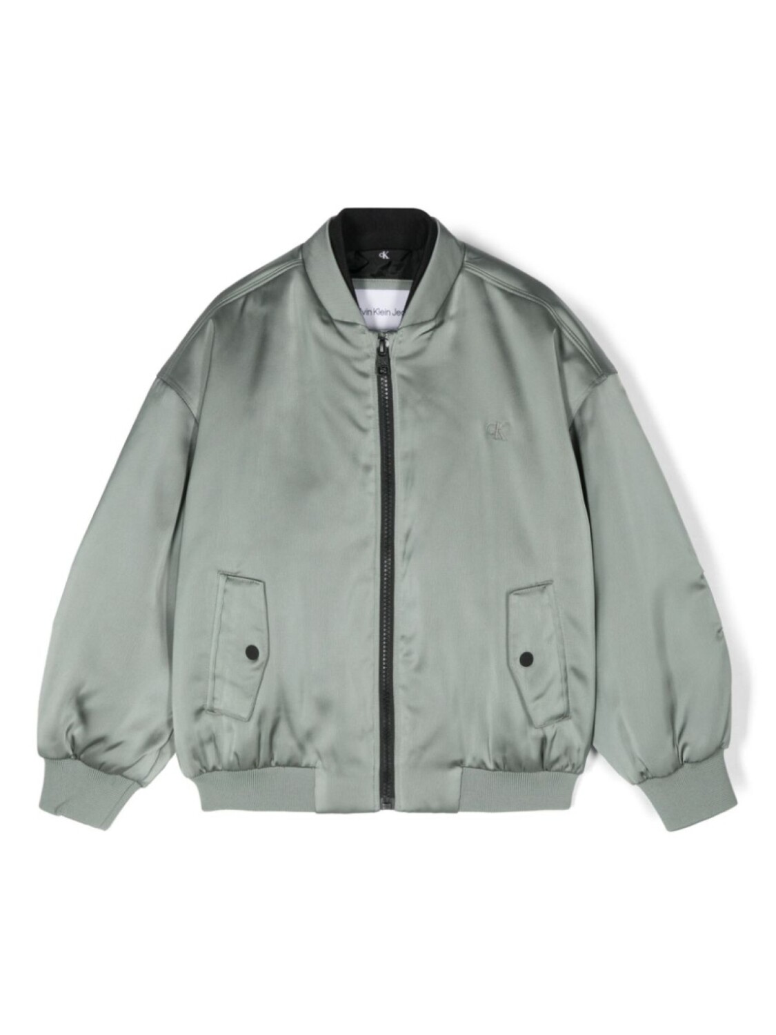 Бомбер с вышитым логотипом Calvin Klein Kids, зеленый
Бомбер с вышитым логотипом Calvin Klein Kids, зеленый