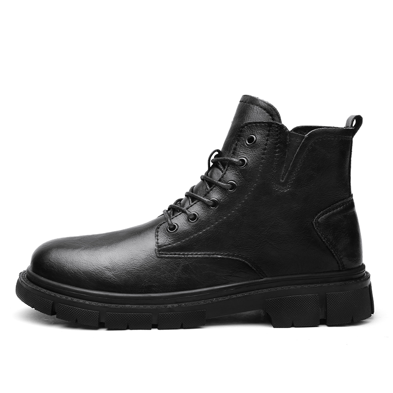 Bull charm Короткие мужские ботинки Martin на среднем каблуке, черные
Bull charm Короткие мужские ботинки Martin на среднем каблуке, черные