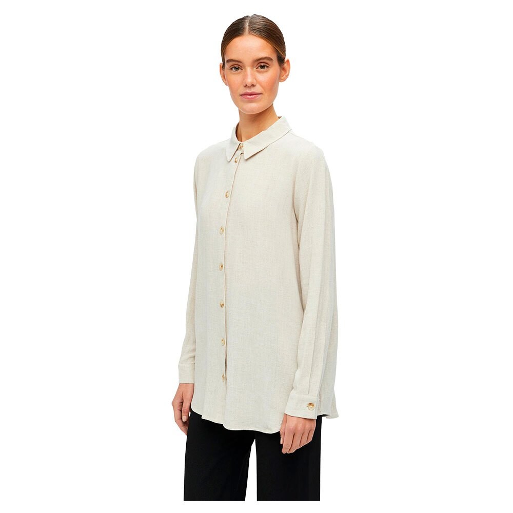 Рубашка с длинным рукавом Object Sanne, бежевый
Рубашка с длинным рукавом Object Sanne, бежевый