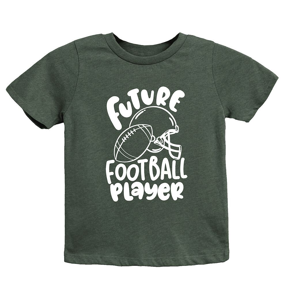 Футболка с короткими рукавами и рисунком для малышей «Футболист будущего» The Juniper Shop, цвет Heather Forest 
Футболка с короткими рукавами и рисунком для малышей «Футболист будущего» The Juniper Shop, цвет Heather Forest