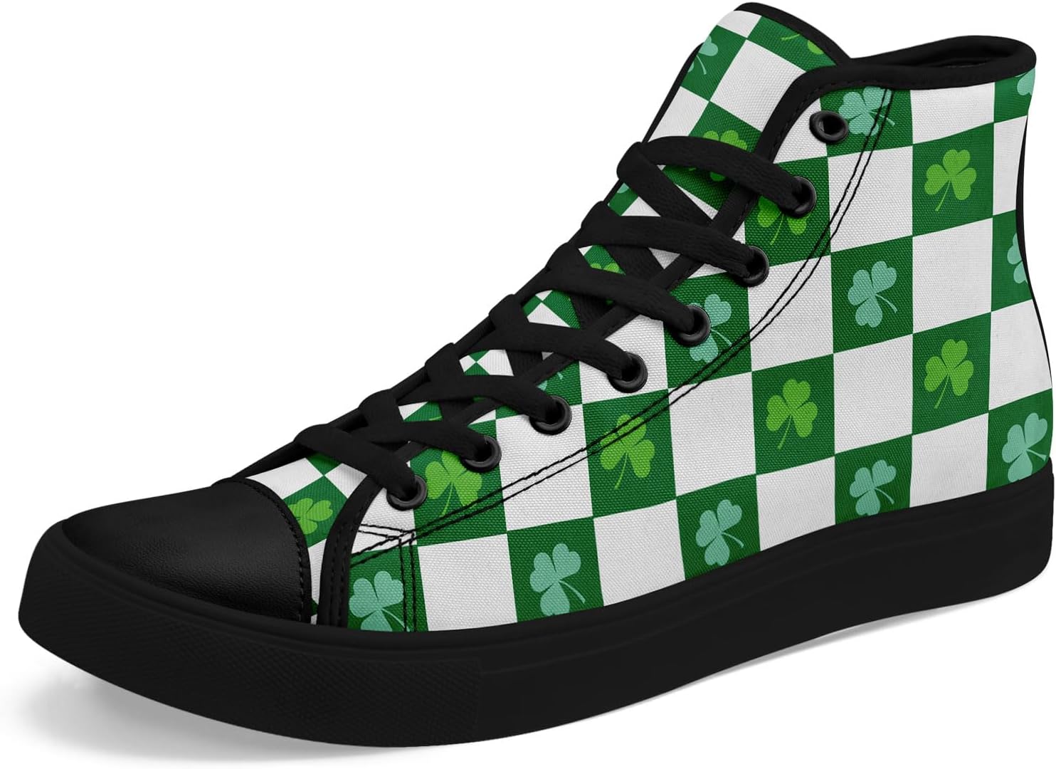 Высокие кеды из канвы с узором клевер AWSOLE для мужчин и женщин, легкие, дышащие, стильные и удобные, кроссовки для фестиваля, подарок, белый/черный/зеленый/голубой/светло-голубой
Высокие кеды из канвы с узором клевер AWSOLE для мужчин и женщин, легкие, дышащие, стильные и удобные, кроссовки для фестиваля, подарок, белый/черный/зеленый/голубой/светло-голубой