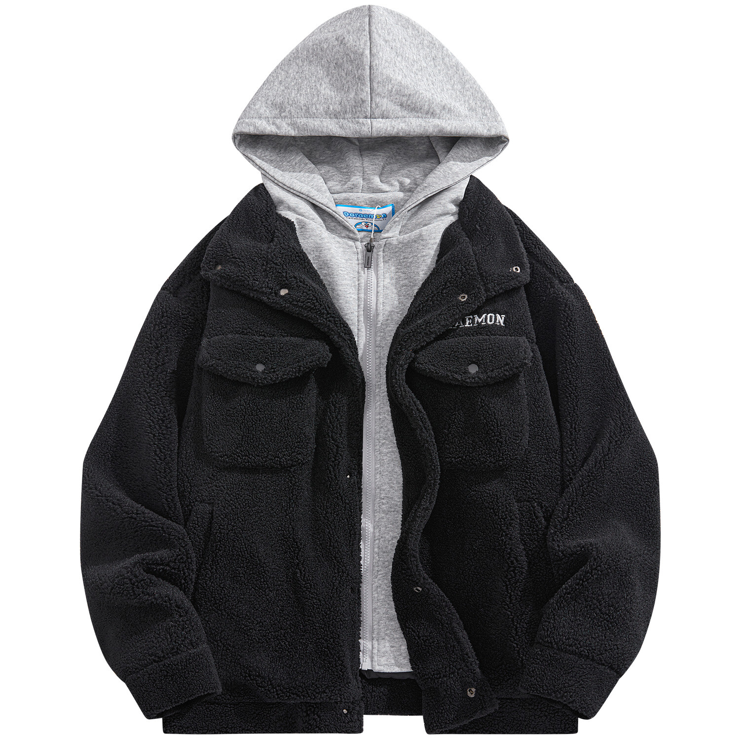 Бархатная куртка унисекс Doraemon, Черный
Бархатная куртка унисекс Doraemon, Черный