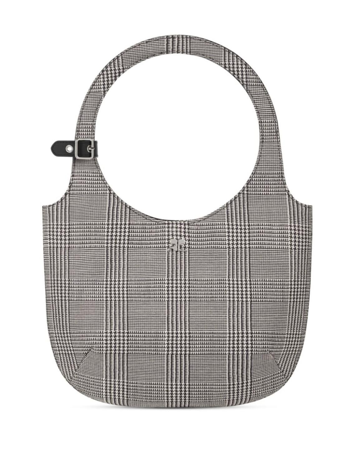 Сумка-тоут Holy в клетку Prince of Wales Courrèges, черный
Сумка-тоут Holy в клетку Prince of Wales Courrèges, черный