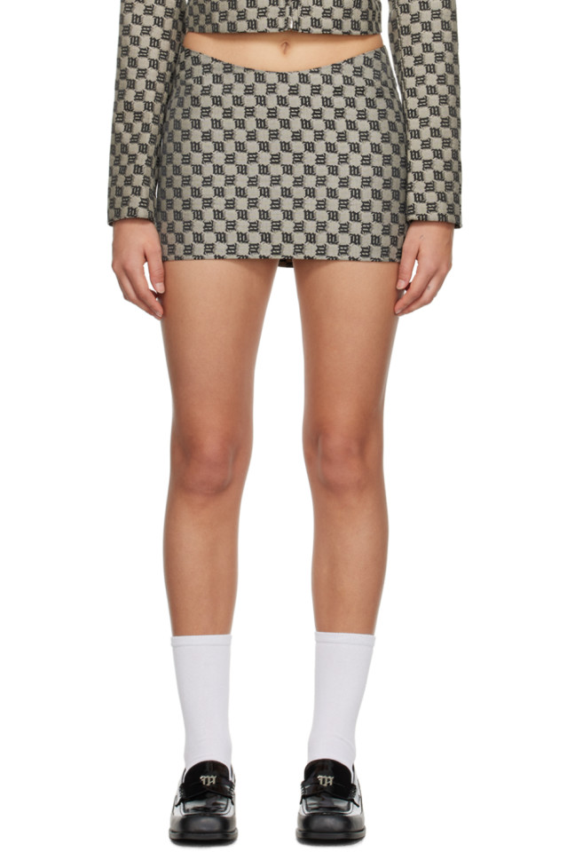 Монограммная мини-юбка Misbhv, цвет mlc 
Монограммная мини-юбка Misbhv, цвет mlc