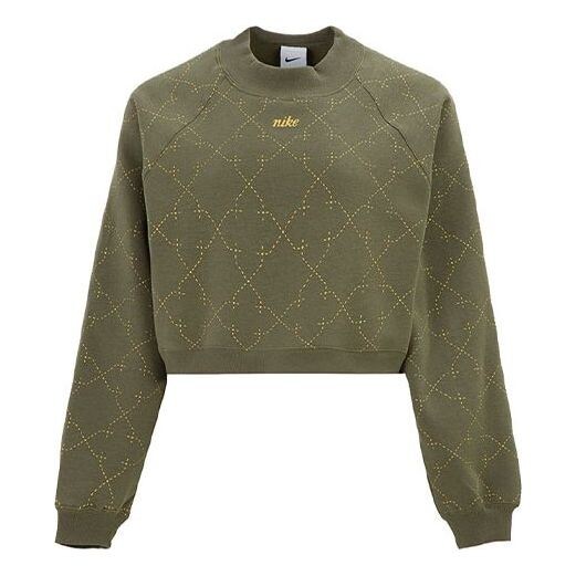 Свитер athleisure casual sports fleece lined short round neck pullover hoodie green Nike, зеленый
Свитер athleisure casual sports fleece lined short round neck pullover hoodie green Nike, зеленый