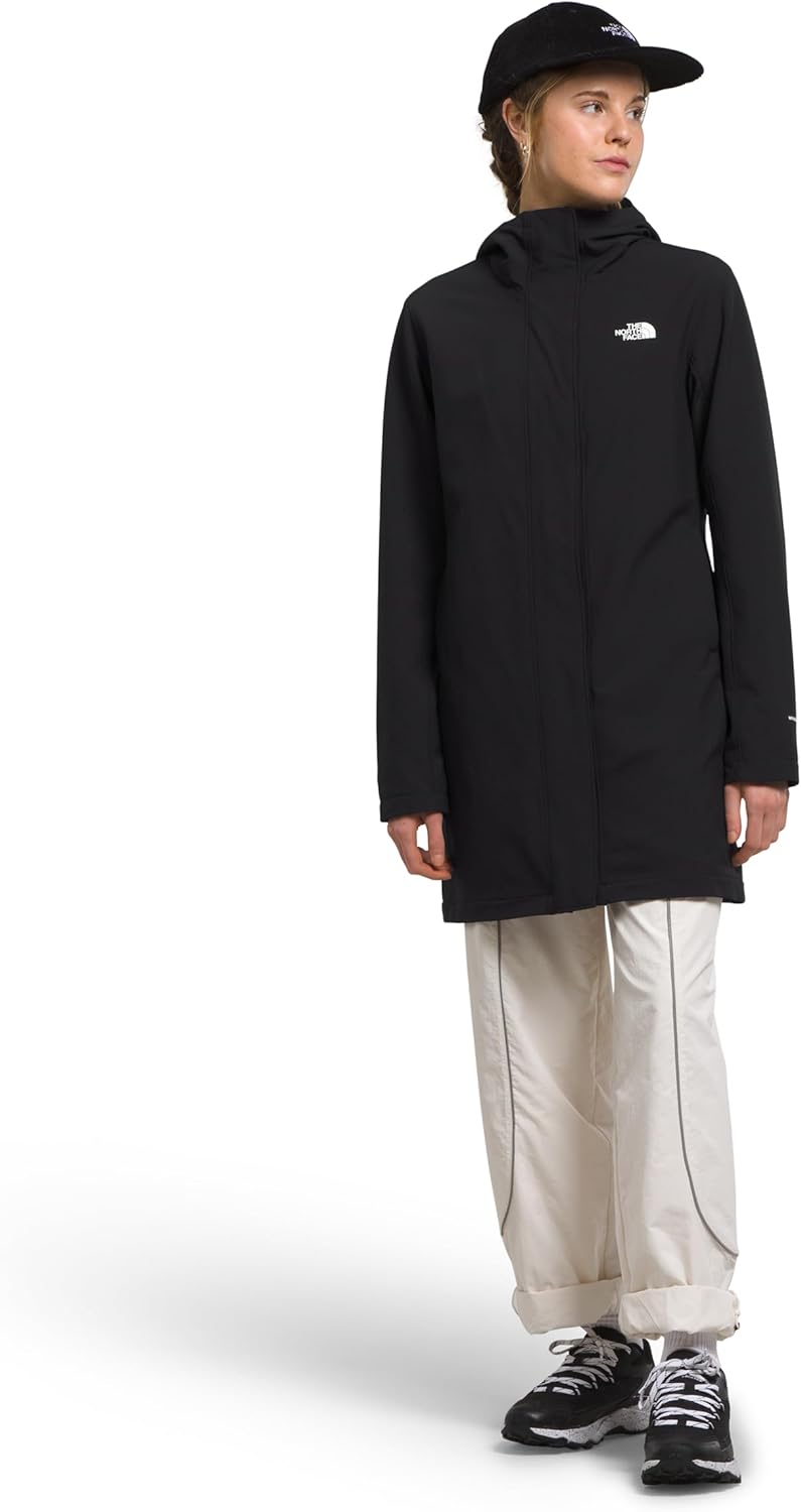 Женская парка The North Face Tnf с капюшоном, черный 
Женская парка The North Face Tnf с капюшоном, черный