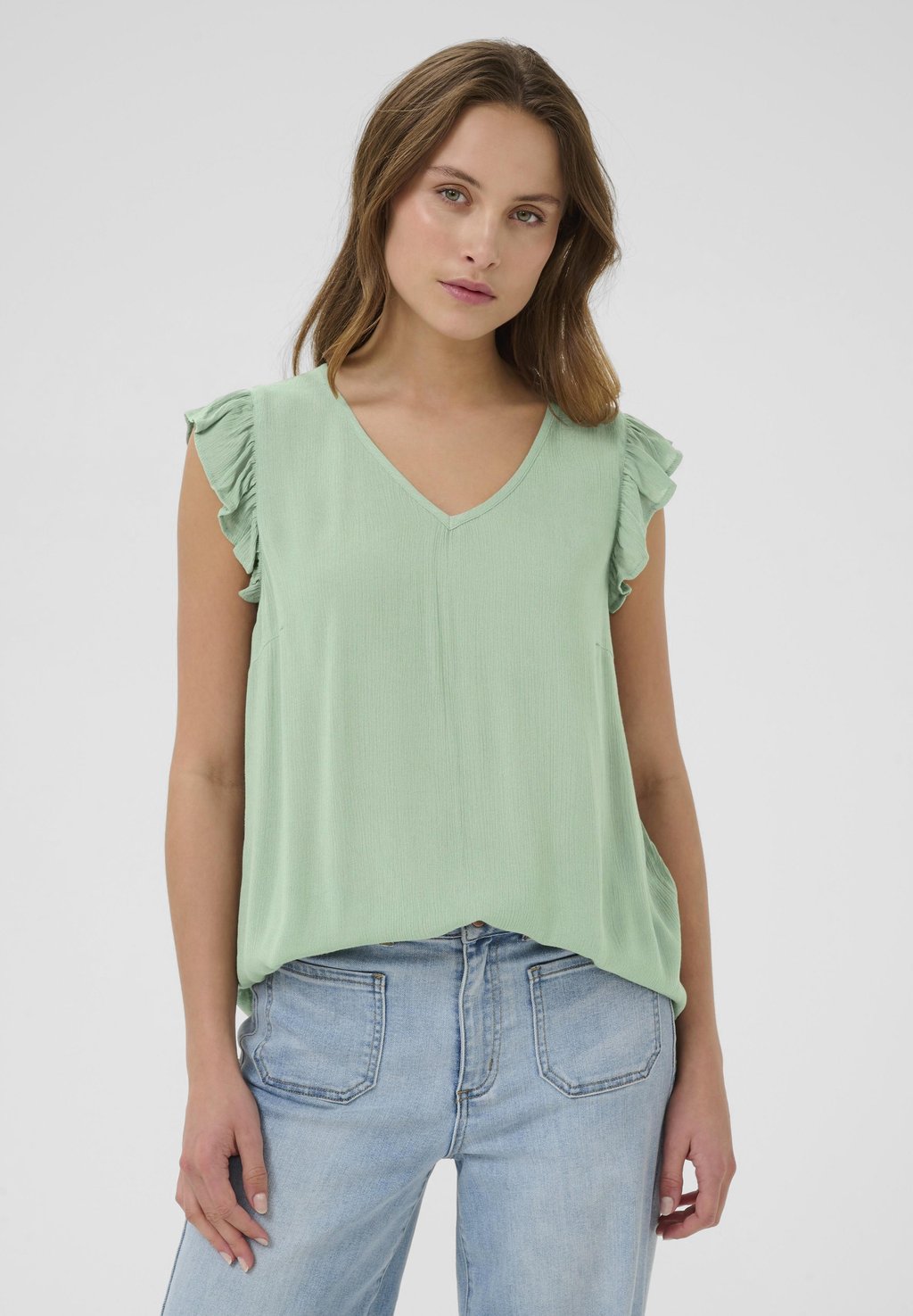 Блуза Kaffe, светло-зеленый
Блуза Kaffe, светло-зеленый