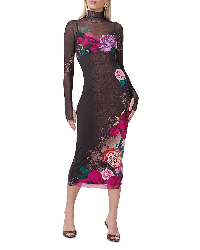 Платье-водолазка Shailene с длинными рукавами и сеткой AFRM, мультиколор
Платье-водолазка Shailene с длинными рукавами и сеткой AFRM, мультиколор