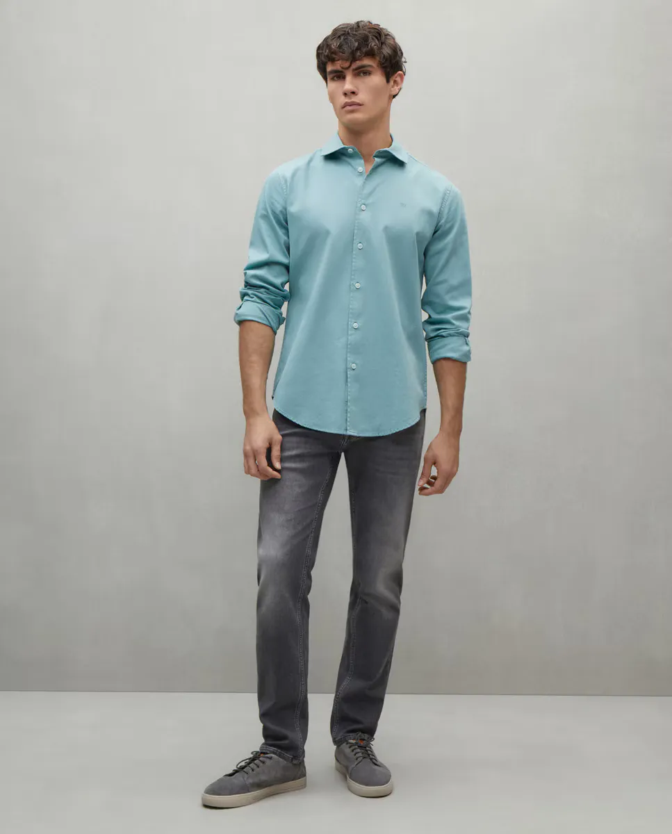 Мужская рубашка с длинными рукавами, окрашенная в готовом виде Easy Wear, бирюзовый
Мужская рубашка с длинными рукавами, окрашенная в готовом виде Easy Wear, бирюзовый