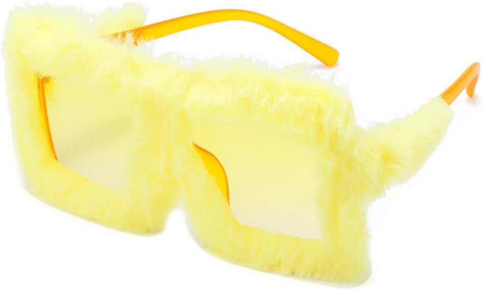 Модные солнцезащитные очки с мягким мехом для женщин, изготовленные вручную из бархата, большие квадратные очки для женщин с защитой от УФ-излучения UV400 HYYZZC, C4yellow-yellow
Модные солнцезащитные очки с мягким мехом для женщин, изготовленные вручную из бархата, большие квадратные очки для женщин с защитой от УФ-излучения UV400 HYYZZC, C4yellow-yellow