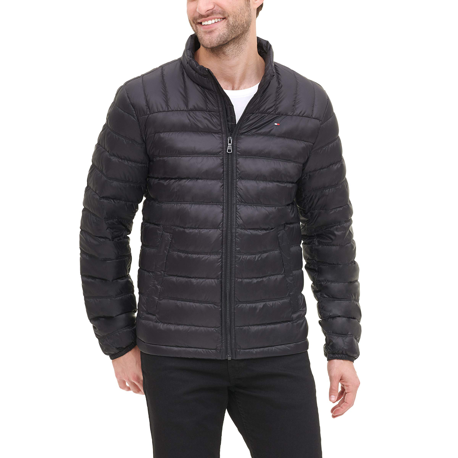 Tommy Hilfiger Пуховик мужской черный, Black
Tommy Hilfiger Пуховик мужской черный, Black