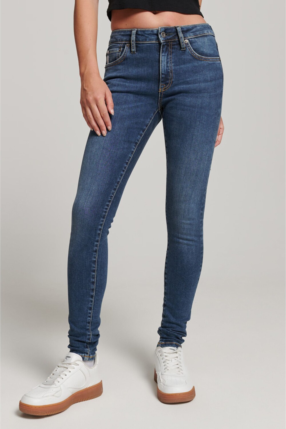 Винтажные джинсы скинни со средней посадкой из органического хлопка Superdry, синий
Винтажные джинсы скинни со средней посадкой из органического хлопка Superdry, синий