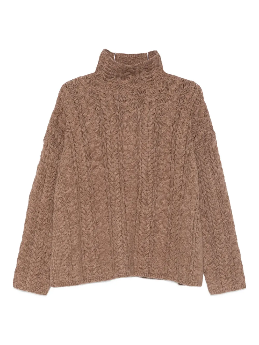 Вязаный свитер с высоким воротником 'S Max Mara, коричневый
Вязаный свитер с высоким воротником 'S Max Mara, коричневый