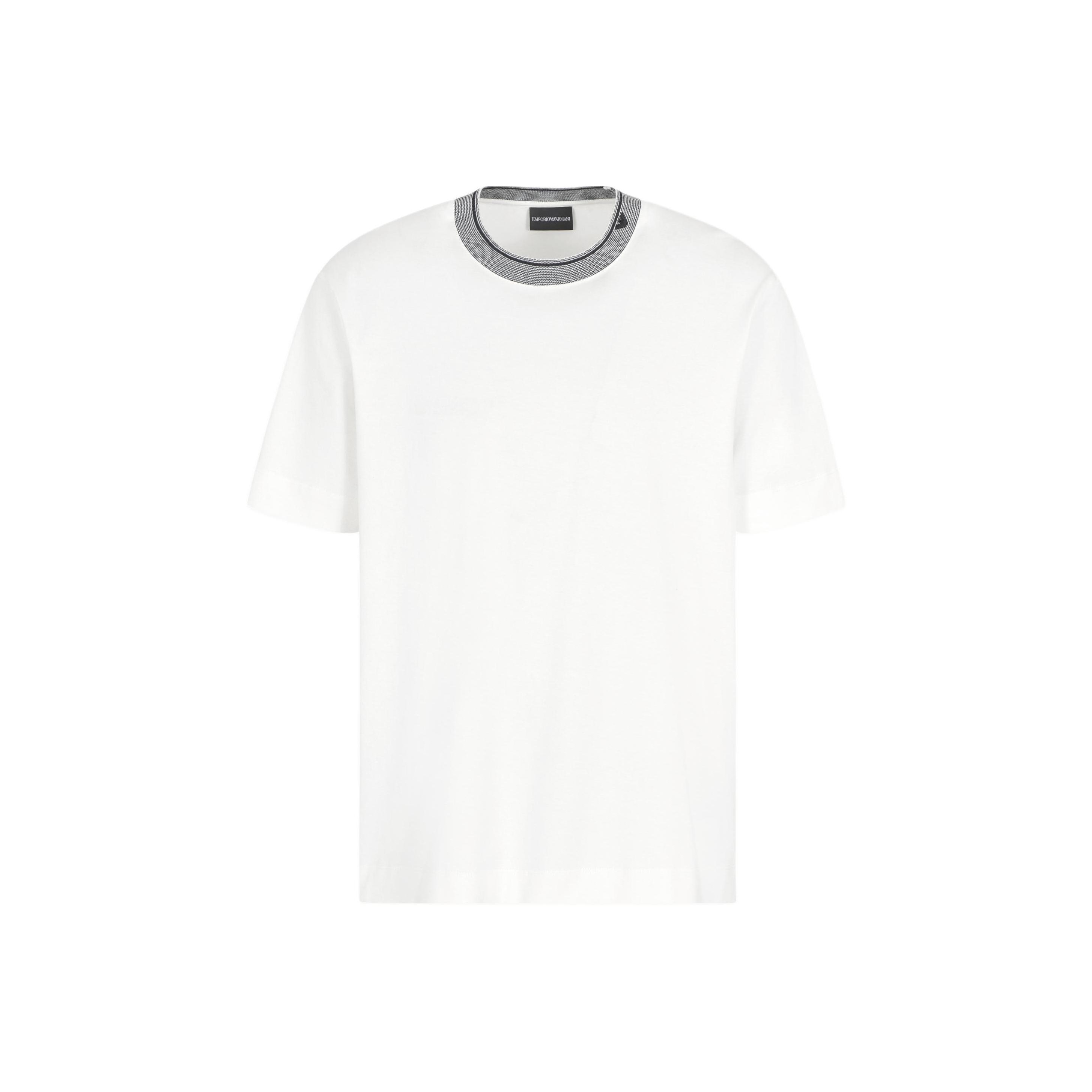 Футболка из ребристого трикотажа EMPORIO ARMANI, белый
Футболка из ребристого трикотажа EMPORIO ARMANI, белый