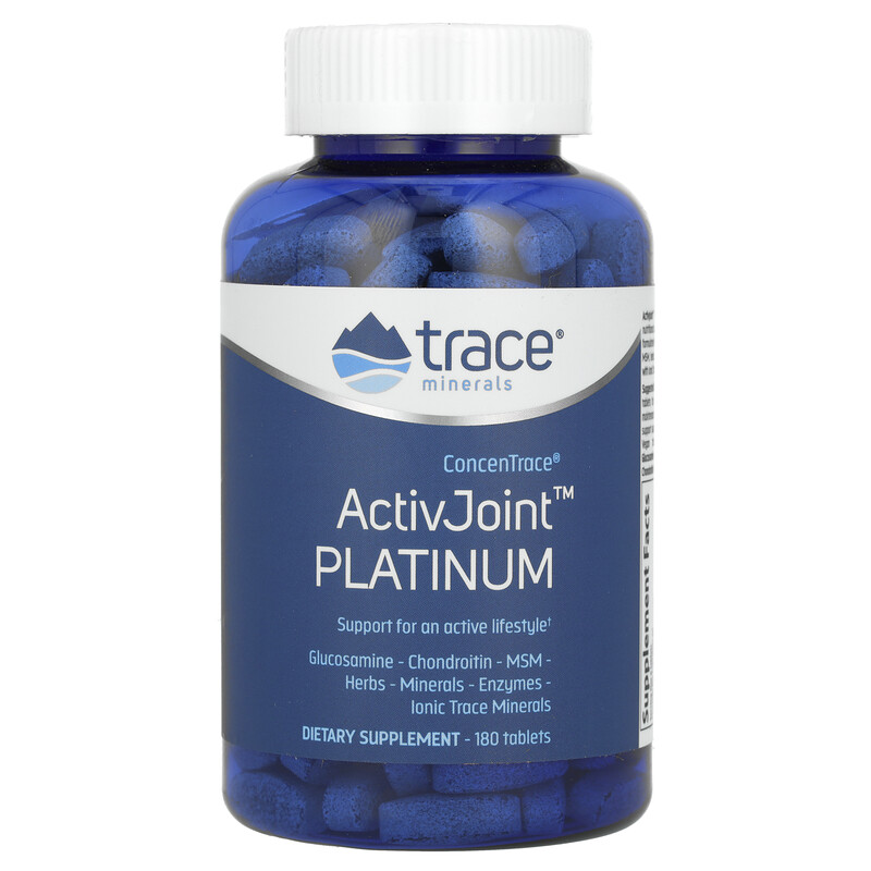 Trace, Concentrace, ActivJoint Platinum, 180 таблеток
Trace, Concentrace, ActivJoint Platinum, 180 таблеток