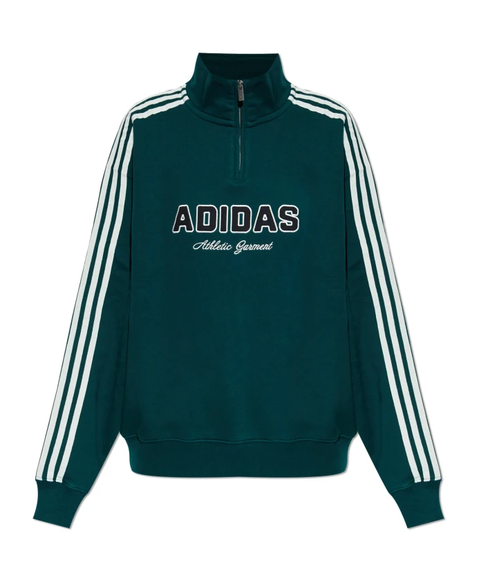 Хлопковая толстовка со стойкой. Adidas Originals, зеленый
Хлопковая толстовка со стойкой. Adidas Originals, зеленый