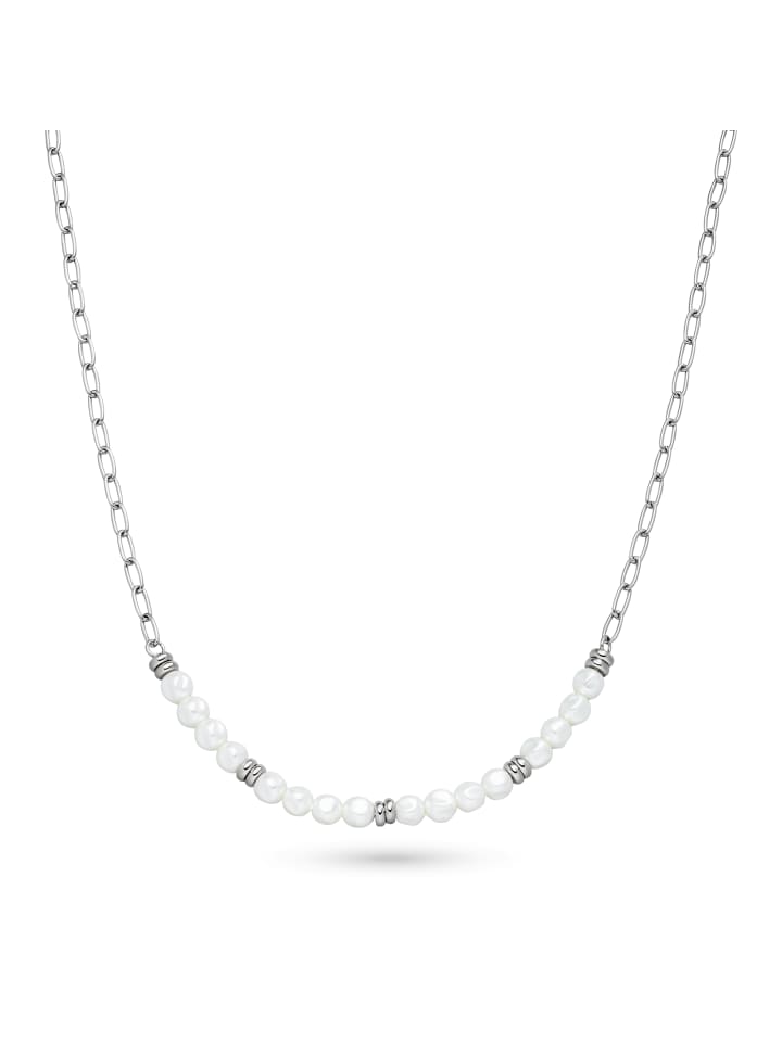 s.Oliver Колье с декоративными бусинами и элементами из нержавеющей стали серебристого цвета
s.Oliver Колье с декоративными бусинами и элементами из нержавеющей стали серебристого цвета