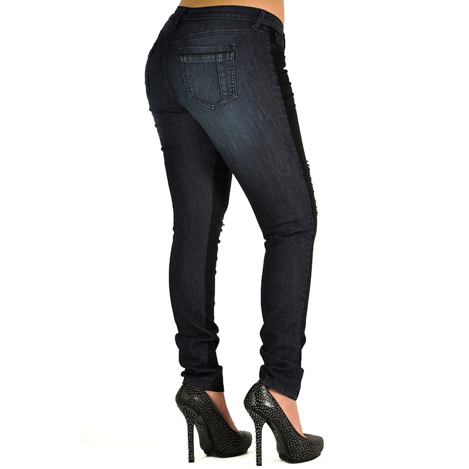 Двухцветные рваные джинсы скинни со средней посадкой Cara Curvy Fit Poetic Justice
Двухцветные рваные джинсы скинни со средней посадкой Cara Curvy Fit Poetic Justice