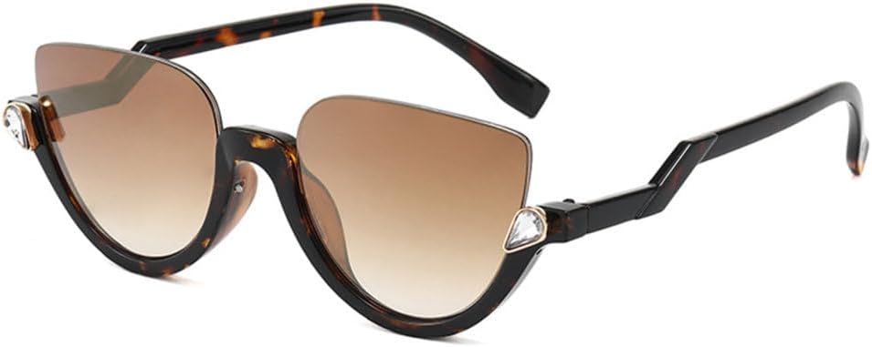 Модные солнцезащитные очки в полуободковой оправе с бриллиантами для женщин, с градиентным зеркальным покрытием, винтажная оправа для мужских очков MTZJH, Black Gray Gradient
Модные солнцезащитные очки в полуободковой оправе с бриллиантами для женщин, с градиентным зеркальным покрытием, винтажная оправа для мужских очков MTZJH, Black Gray Gradient